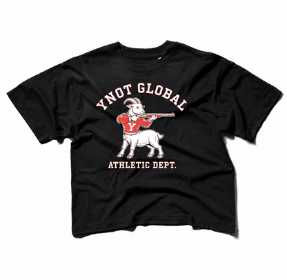 BLACK GLOBAL ATHLETIC TEE