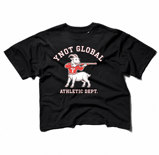 BLACK GLOBAL ATHLETIC TEE